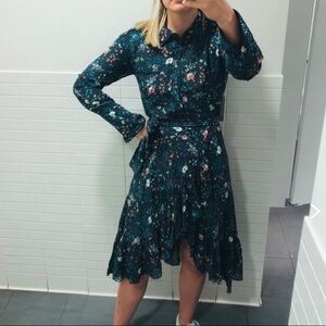 Marissa Webb Floral Scarlet Print Dress